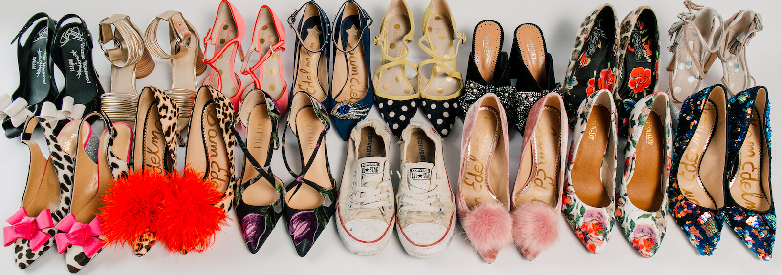 Jennifer Ryan's curated shoe collection showcasing her eye for design